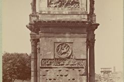 Foro Romano. Fianco sinistro dell'Arco di Costantino (1875)