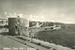 Alghero. Torre Sulis e lungomare (1953)