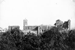 Abbaye de Bellapaïs, vue générale (1859)