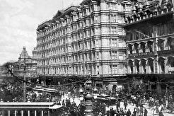 The visit of President William McKinnley tp the original Palace Hotel in San Francisco, CA in 1901 (1901)