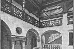 Müller-Volksbad. Ansicht der inneren Treppe (1903)
