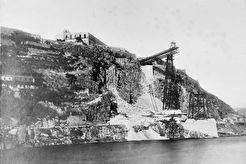 Construção da Ponte D. Maria Pia, Porto (1876)