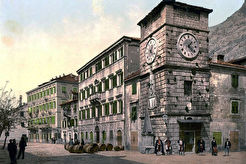Kotor. Old Town, Cattoro-Piazza d Armi (1890)
