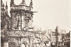 Chevet de l'église Saint-Pierre de Caen (1851)