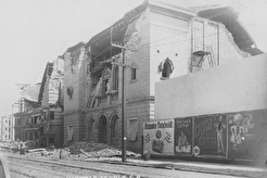 Earthquake damaged Temple Beth Israel Synagogue and Albert Pike Memorial Temple (1906)
