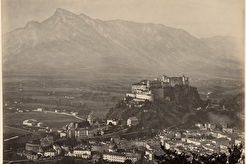 Salzburg aus Kapuzinerberg (1850)