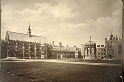 Cambridge. Great Court of Trinity College (1865)