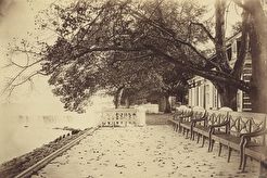 Мраморная площадка на морской террасе Монплезира (1857)