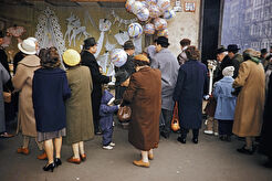 Rákóczi út az Astoria kereszteződésnél (1960)