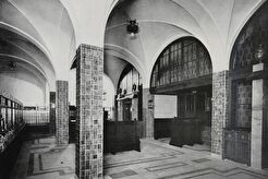 Neubau der „Münchner Neuesten Nachrichten“, Expeditionshalle (1904)