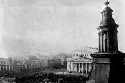 Площадь Свердлова (Театральная) с крыши гостиницы "Метрополь" (1930)