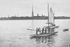 Вид на Петропавловскую крепость (1930)