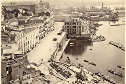 Via Santa Lucia e Hotel de Rome (1865)