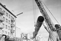 Iškraunami gamtinių dujų trasai skirti vamzdžiai (1960)