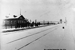 Железнодорожная станция Есаульская (1900)