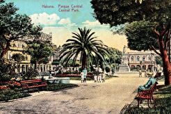 Parque Central & Estatua a José Martí (1900)