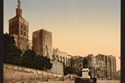 Pope's Castle. Avignon, Provence (1890)