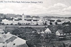 Kuala Lumpur. View from Police Depot (1920)
