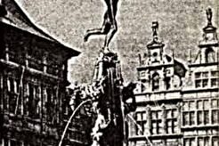 Ратуша и фонтан Брабо (1990)