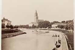 Aurajoki ja Turun tuomiokirkko (1876)