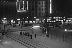 Astoria kereszteződés, Károly (Tanács) körút - Rákóczi út sarok, MTA lakóház (1960)