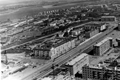 Панорама застройки проспекта им. Газеты "Красноярский рабочий" (1960)