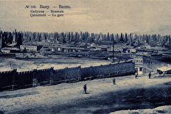 Сабунчи. Вокзал и нефтяные участки (1901)