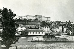 Bahnhofbrücke und Central (1864)