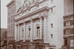 The new Lyceum Theatre, located at 149 West 45th Street, under construction. (1901)