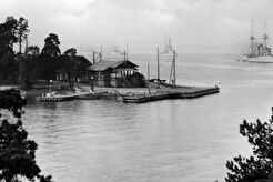 Dalaröbryggan, Saltsjöbanan,  Saltsjöbaden (1898)
