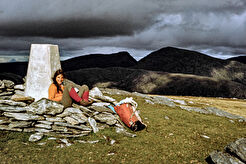 The summit of Cleiseabhal, North Harris (1973)