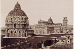 Duomo, Battistero e campanile dall'alto (1870)