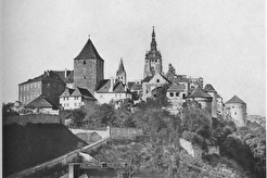 Pohled na Pražský hrad (1865)
