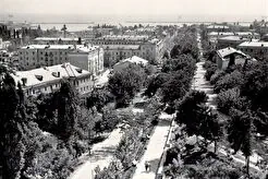 Улица Карла Маркса, вид на Платановую аллею (1960)