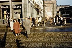 Skrzyżowanie Alei Jerozolimskich i ul. Kruczej (1960)