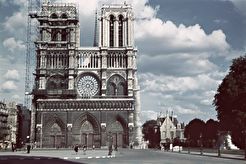 Cathédrale Notre-Dame pendant l'Occupation (1941)