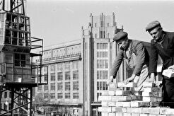 Будівництво житлового будинку на Хрещатику (1950)