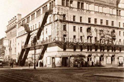 West 42nd Street and Seventh Avenue at the North West corner (1904)