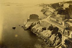 La Route de la Corniche, vue prise du Restaurant Roubion (1890)