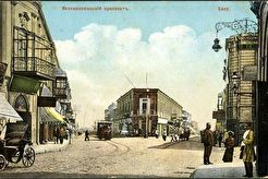 Великокняжеский проспект у перекрестка улиц Ольгинской и Михайловской (1900)